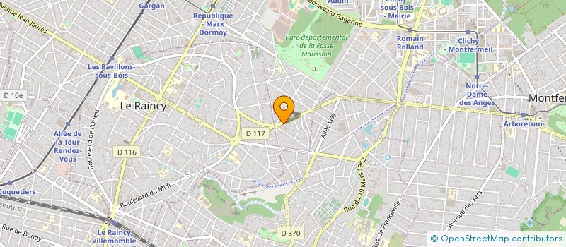 localisation de l'entreprise BATIRENOV à CLICHY-SOUS-BOIS