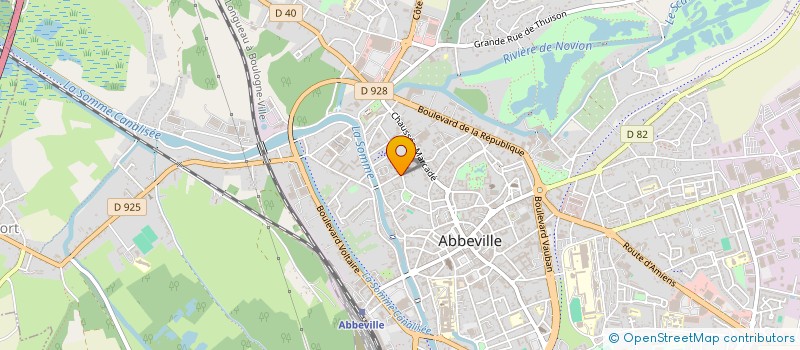 localisation de l'entreprise BATIRENOV à ABBEVILLE