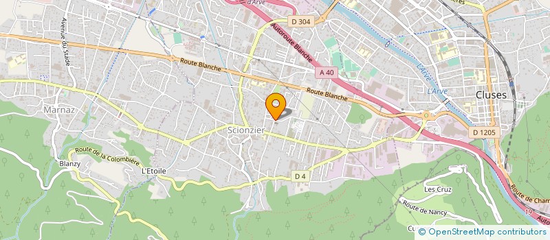 localisation de l'entreprise BATIRENOV  SCIONZIER