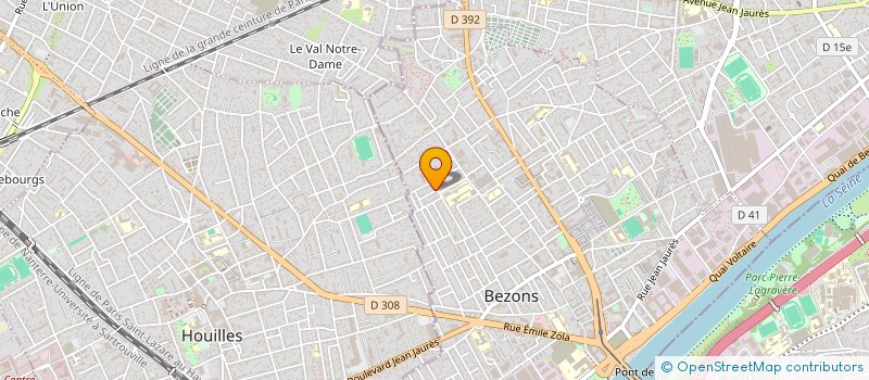 localisation de l'entreprise BATIRENOV' à BEZONS