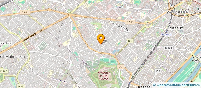 localisation de l'entreprise BATIRENOV  NANTERRE