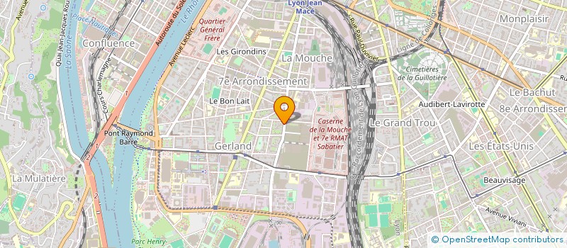 localisation de l'entreprise BATIRENOV BAT à LYON