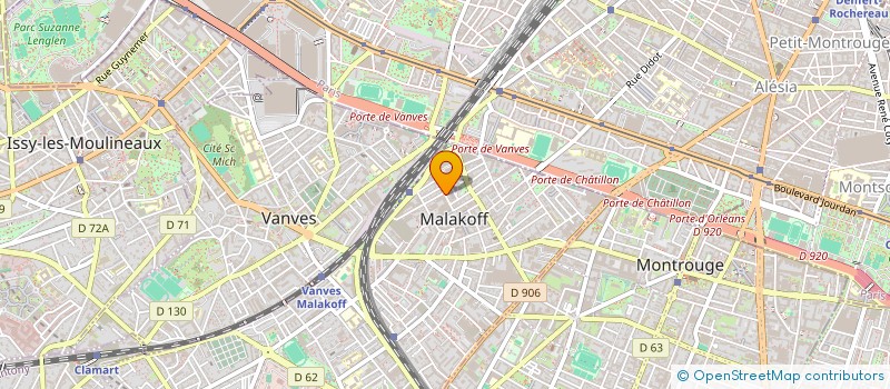 localisation de l'entreprise BATIRES  MALAKOFF