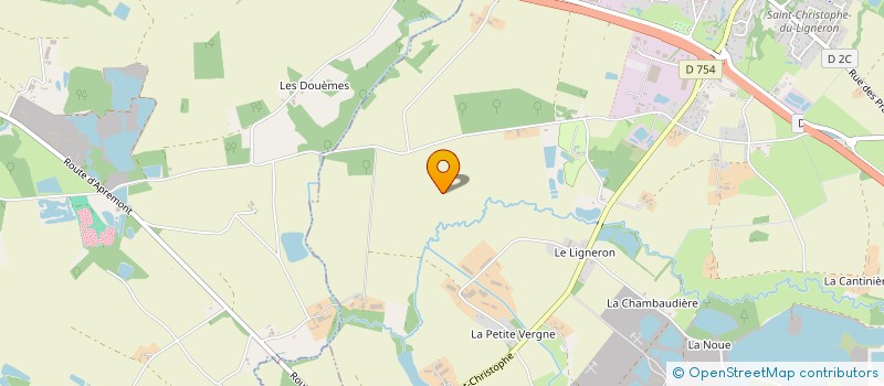 localisation de l'entreprise BATIREVE  SAINT-CHRISTOPHE-DU-LIGNERON