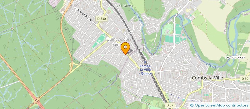 localisation de l'entreprise BATIRIAZ  QUINCY-SOUS-SENART