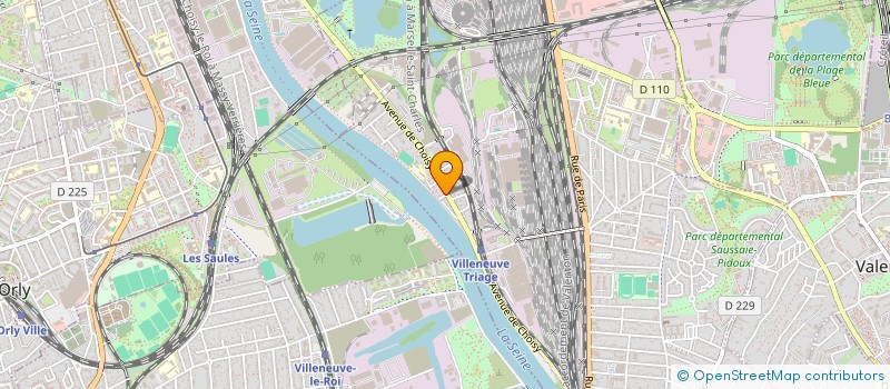 localisation de l'entreprise BATIRIT à VILLENEUVE-SAINT-GEORGES