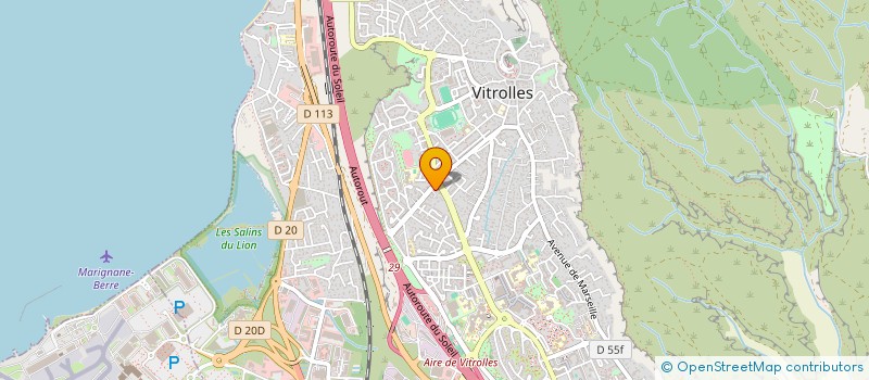 localisation de l'entreprise BATIROC HU  VITROLLES