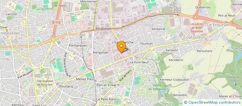 localisation de l'entreprise BATIROISE à BREST