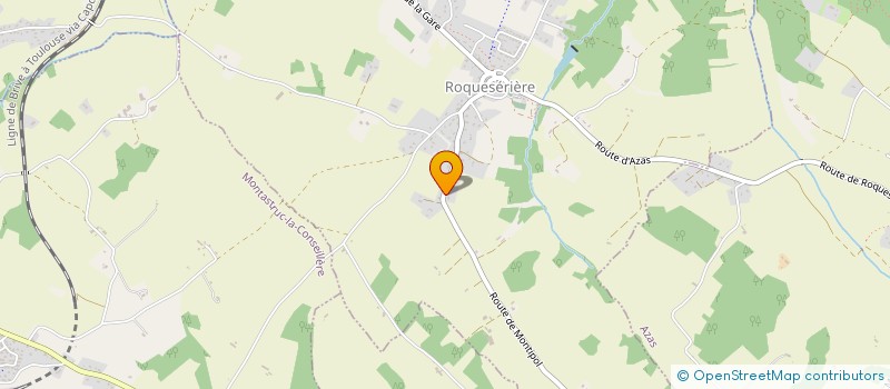 localisation de l'entreprise BATIROQ  ROQUESERIERE