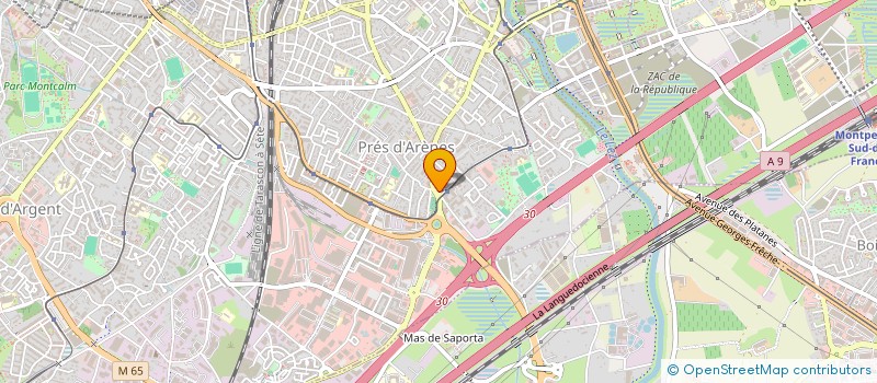 localisation de l'entreprise BATIS à MONTPELLIER