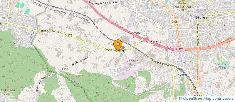 localisation de l'entreprise BATIS CONCEPT  HYERES