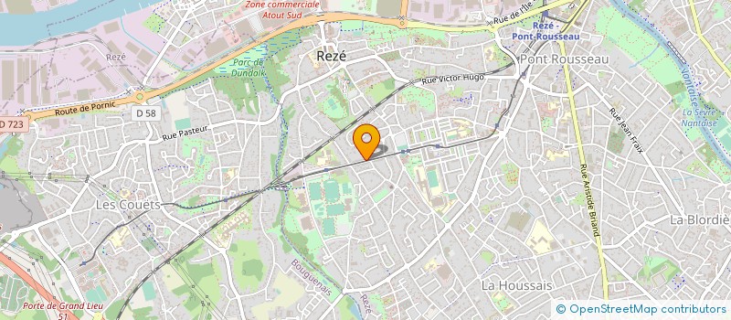 localisation de l'entreprise BATIS D'AUJOURD'HUI  REZE