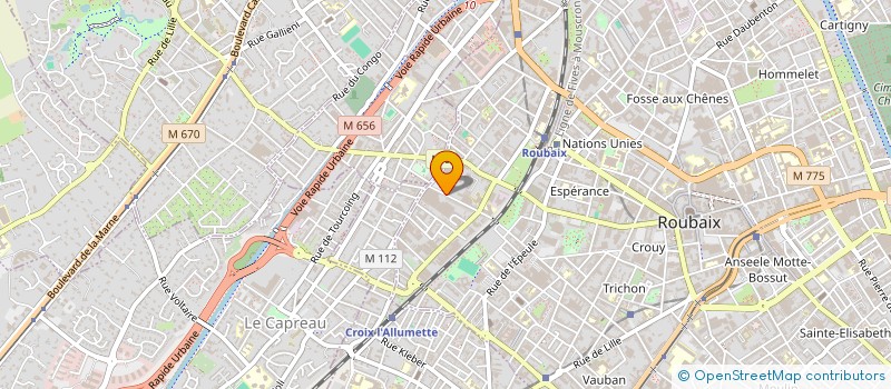 localisation de l'entreprise BATIS D'OR  ROUBAIX