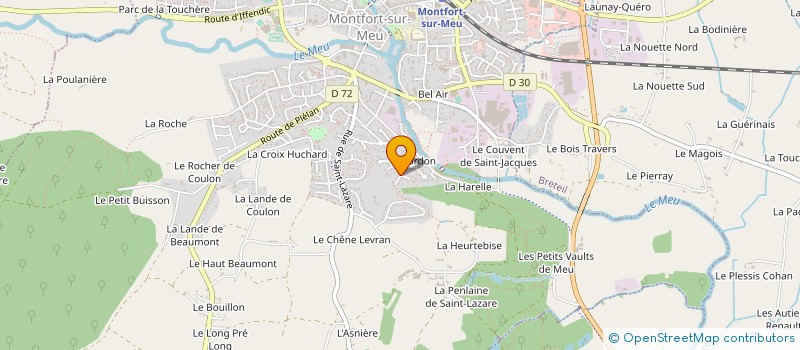 localisation de l'entreprise BATIS DIAGNOSTIC IMMOBILIER  MONTFORT-SUR-MEU