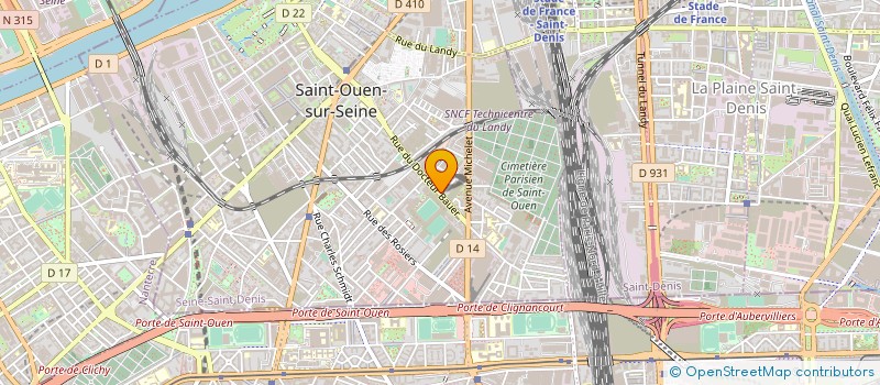 localisation de l'entreprise BATIS'EURE à SAINT-OUEN-SUR-SEINE