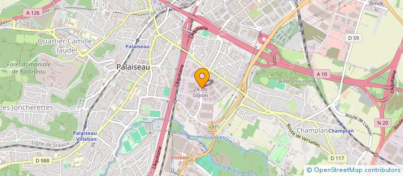localisation de l'entreprise BATIS FOUR à PALAISEAU
