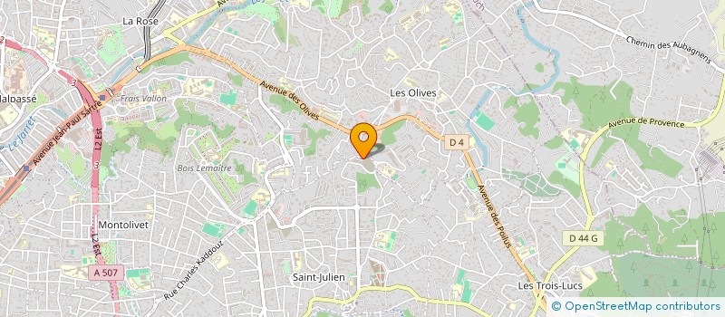 localisation de l'entreprise BATIS RENOV à MARSEILLE