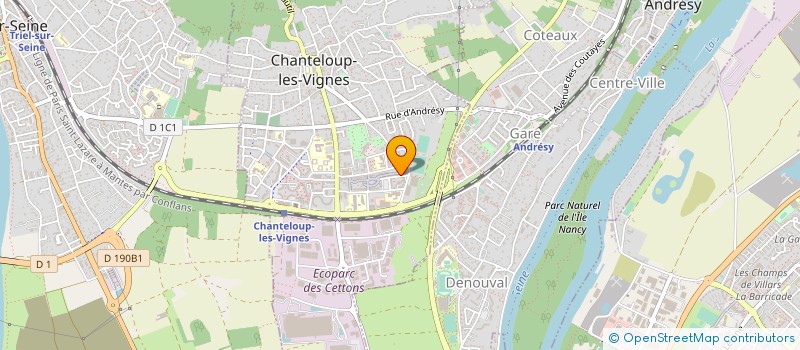 localisation de l'entreprise BATISA  CHANTELOUP-LES-VIGNES