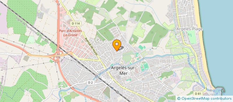 localisation de l'entreprise BATISALVA  ARGELES-SUR-MER