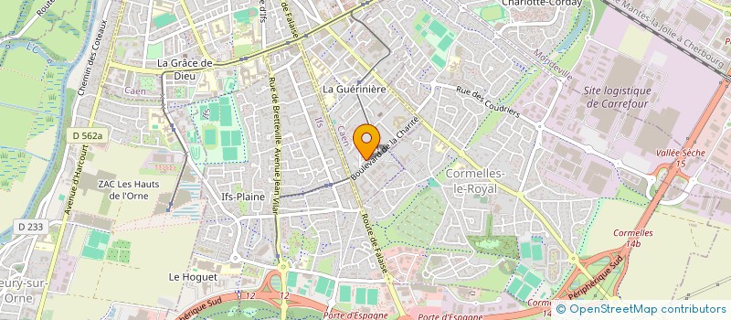localisation de l'entreprise BATISAM 14 à CAEN