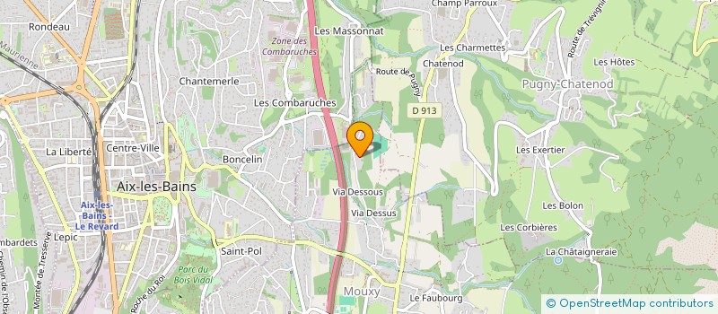 localisation de l'entreprise BATISAVOIE  MOUXY