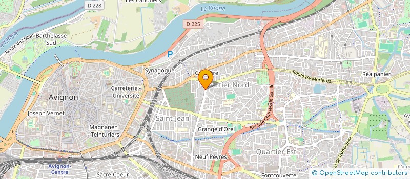 localisation de l'entreprise BATISCENE  AVIGNON