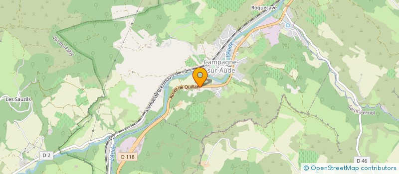 localisation de l'entreprise BATISCOP à CAMPAGNE-SUR-AUDE