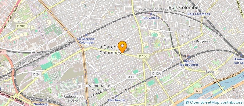 localisation de l'entreprise BATISCOP FL à LA GARENNE-COLOMBES
