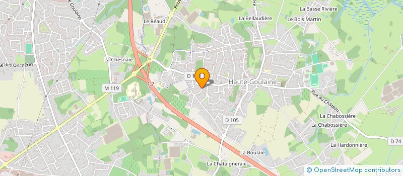 localisation de l'entreprise BATISCOPE  HAUTE-GOULAINE