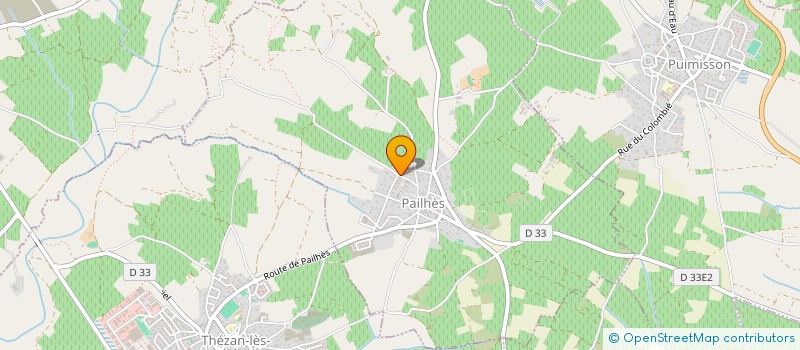 localisation de l'entreprise BATISEB à PAILHES