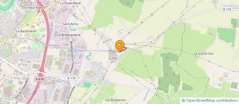 localisation de l'entreprise BATISERVICES à SAINT-BARTHELEMY-D'ANJOU