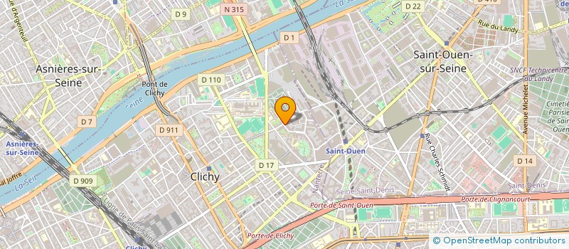 localisation de l'entreprise BATISERVICES à CLICHY