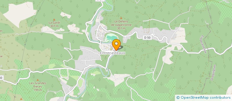 localisation de l'entreprise BATISLAS  ENTRECASTEAUX