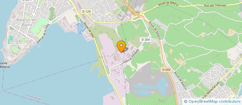 localisation de l'entreprise BATISMA à FRONTIGNAN