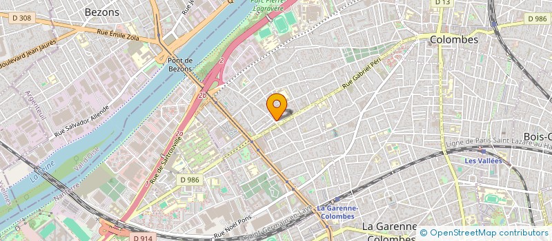 localisation de l'entreprise BATISOF à COLOMBES