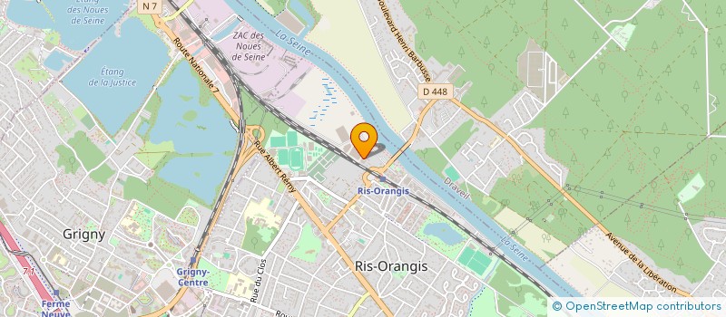 localisation de l'entreprise BATISOL à RIS-ORANGIS