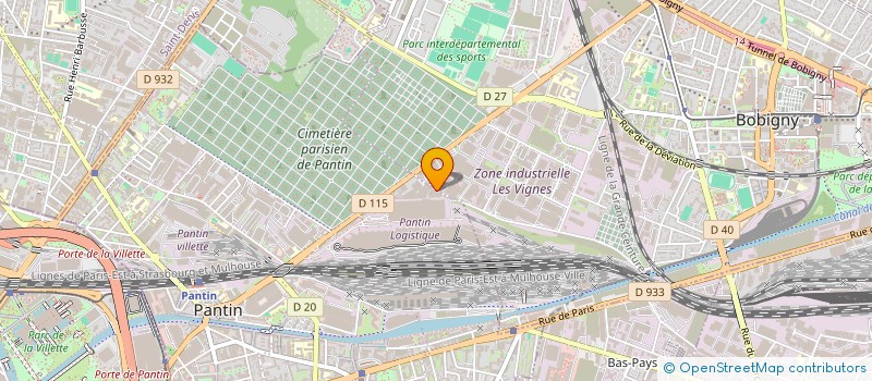 localisation de l'entreprise BATISOL  PANTIN