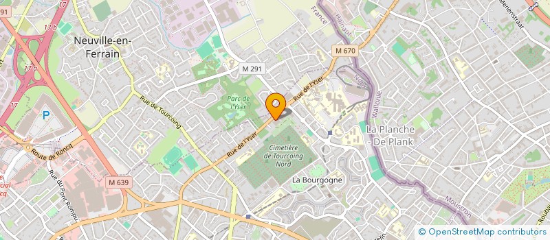 localisation de l'entreprise BATISOL, FINITION DES HAUTS DE FRANCE à DUNKERQUE