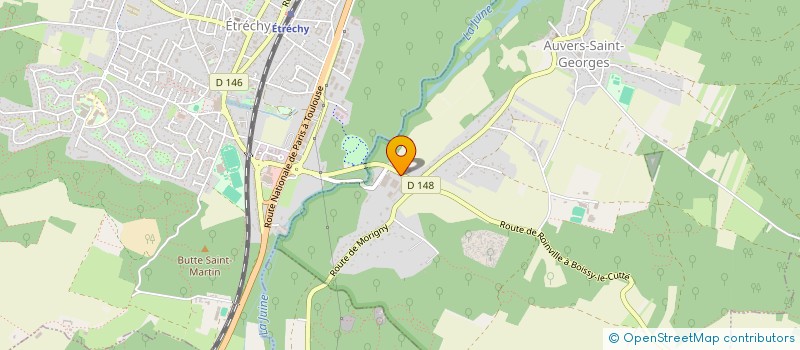 localisation de l'entreprise BATISOLDE SA à AUVERS-SAINT-GEORGES