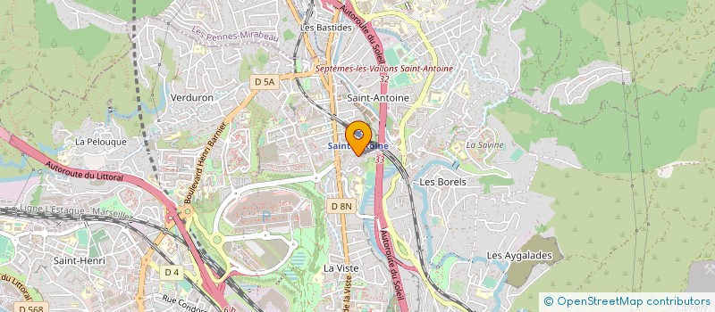 localisation de l'entreprise BATISOLEIL à MARSEILLE