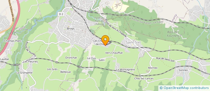 localisation de l'entreprise BATISOLUCE  SAINT-SIXT