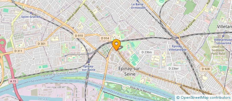 localisation de l'entreprise BATISOLUCE à EPINAY-SUR-SEINE