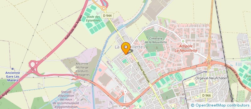 localisation de l'entreprise BATISOR à REIMS