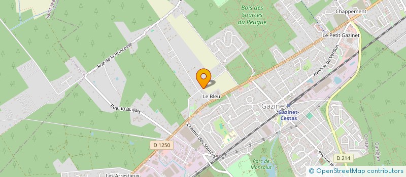 localisation de l'entreprise BATISPHERE AQUITAINE  CESTAS