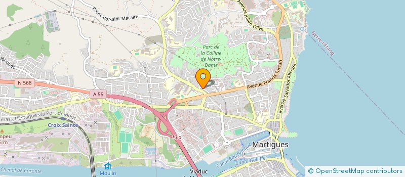 localisation de l'entreprise BATISS-RENOV à MARTIGUES