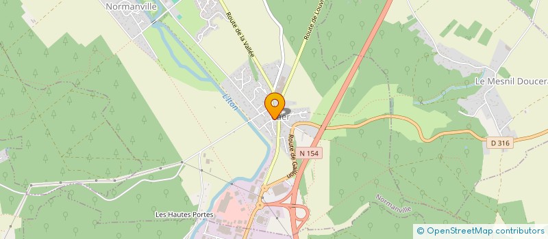 localisation de l'entreprise BATISSE EURE à SAINT-LUC