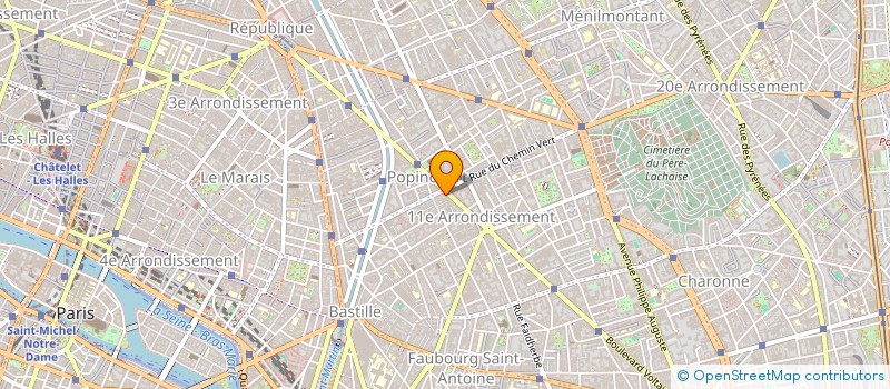 localisation de l'entreprise BATISSE GIEN  PARIS