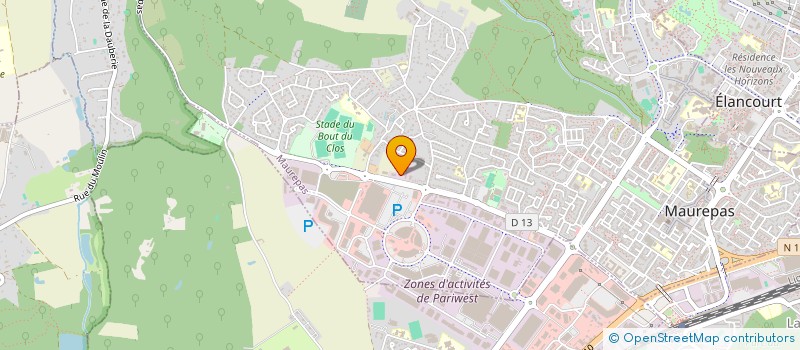 localisation de l'entreprise BATISSE PROCESS  MAUREPAS