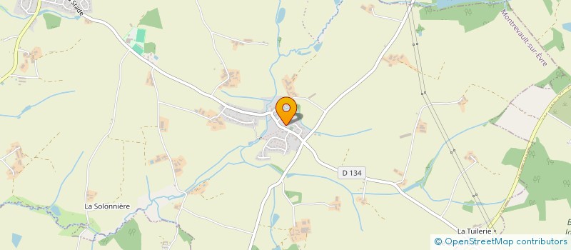 localisation de l'entreprise BATISSERIN CONCEPT  MONTREVAULT-SUR-EVRE