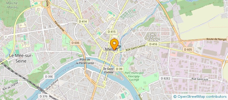 localisation de l'entreprise BATISSES DE FRANCE à MELUN